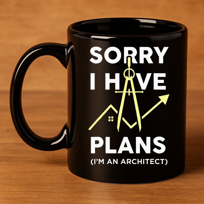 Funny Architect Art Wo Architecture Student Lover 11oz C Handle Ceramic Mug