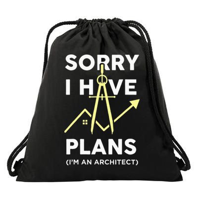 Funny Architect Art Wo Architecture Student Lover Drawstring Bag