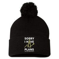 Funny Architect Art Wo Architecture Student Lover Pom Pom 12in Knit Beanie