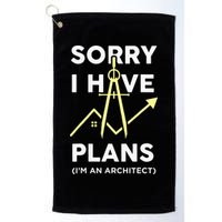 Funny Architect Art Wo Architecture Student Lover Golf Towel