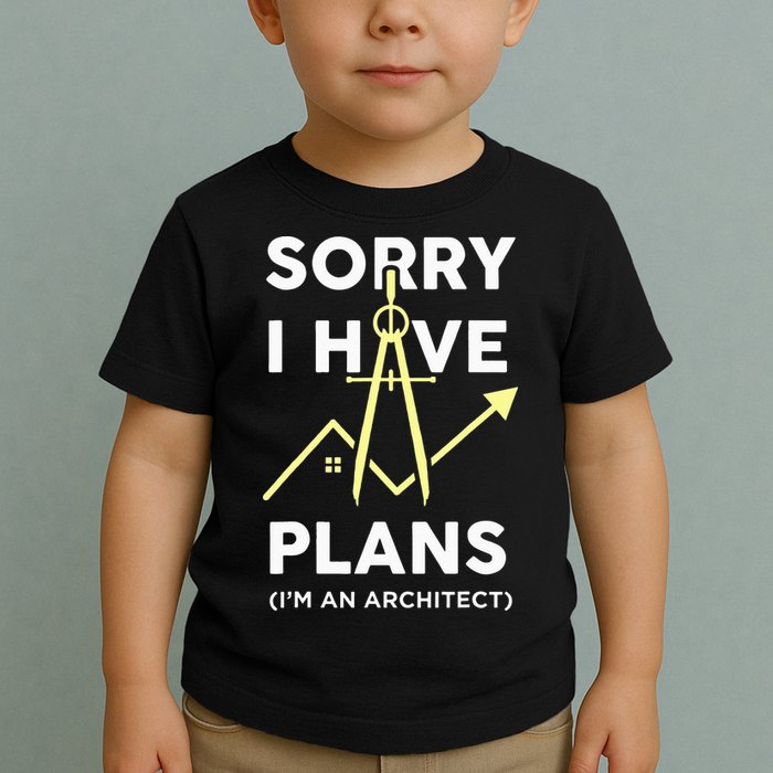 Funny Architect Art Wo Architecture Student Lover Toddler T-Shirt