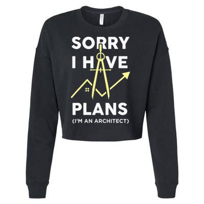 Funny Architect Art Wo Architecture Student Lover Cropped Pullover Crew
