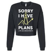 Funny Architect Art Wo Architecture Student Lover Cropped Pullover Crew