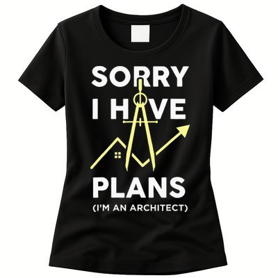 Funny Architect Art Wo Architecture Student Lover Womens T-Shirt