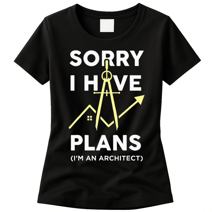 Funny Architect Art Wo Architecture Student Lover Womens T-Shirt