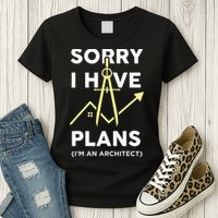 Funny Architect Art Wo Architecture Student Lover Womens T-Shirt