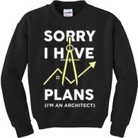 Funny Architect Art Wo Architecture Student Lover Kids Sweatshirt