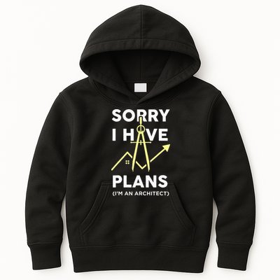 Funny Architect Art Wo Architecture Student Lover Kids Hoodie