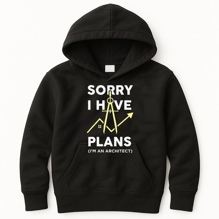 Funny Architect Art Wo Architecture Student Lover Kids Hoodie