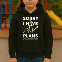 Funny Architect Art Wo Architecture Student Lover Kids Hoodie