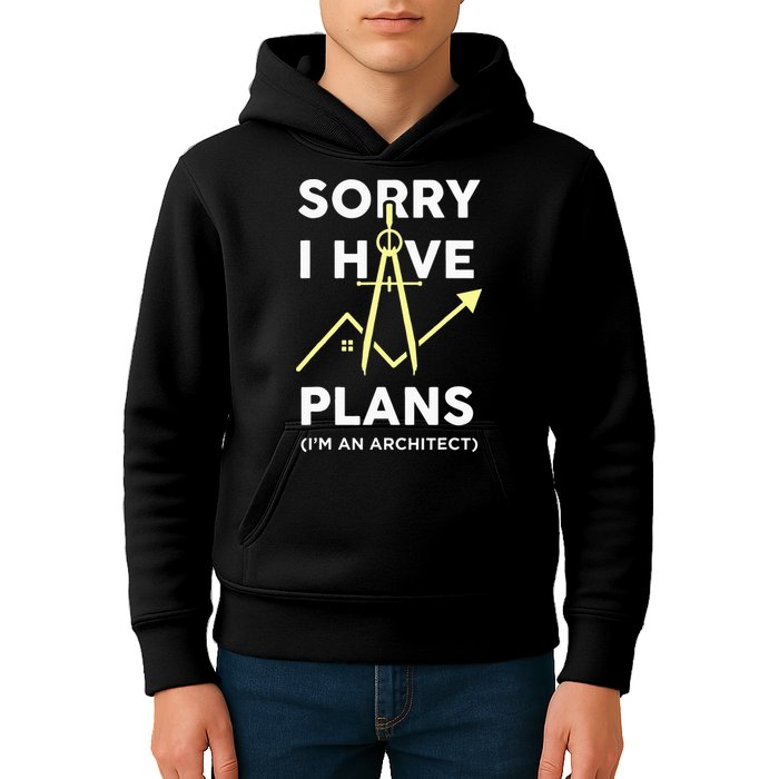 Funny Architect Art Wo Architecture Student Lover Kids Hoodie