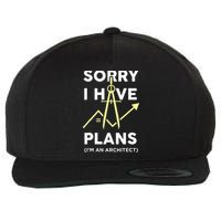 Funny Architect Art Wo Architecture Student Lover Wool Snapback Cap