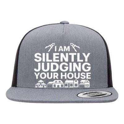 Funny Architect Art Wo Best Architecture Construction Flat Bill Trucker Hat