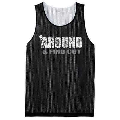 Fuck Around And Find Out Mesh Reversible Basketball Jersey Tank