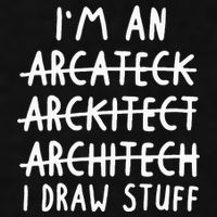 Funny Architect Art Wo Future Architecture Pun Lovers Ladies PosiCharge Tri-Blend Wicking Tank