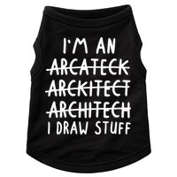 Funny Architect Art Wo Future Architecture Pun Lovers Doggie Tank