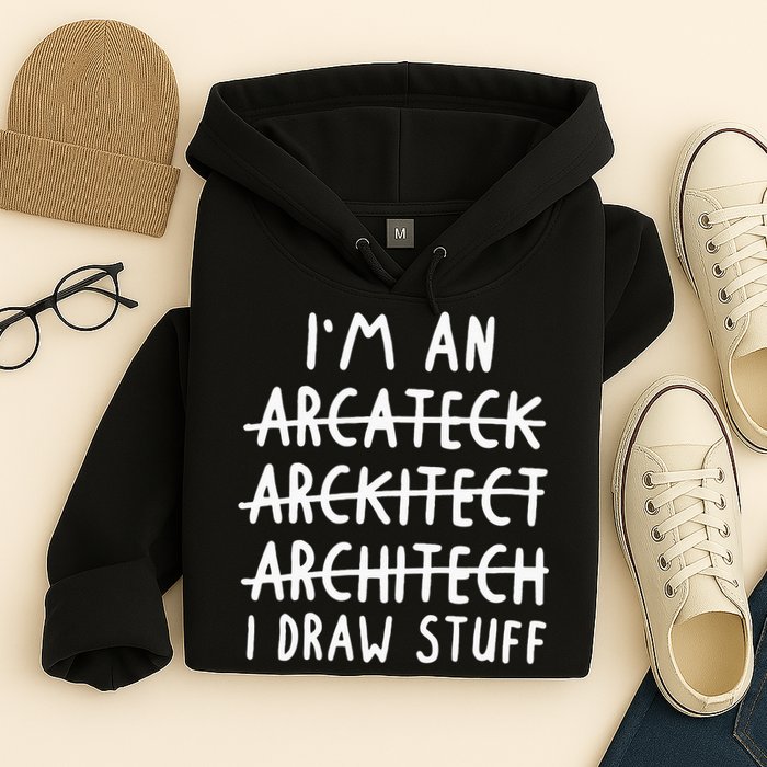 Funny Architect Art Wo Future Architecture Pun Lovers Hoodie