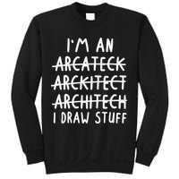 Funny Architect Art Wo Future Architecture Pun Lovers Sweatshirt