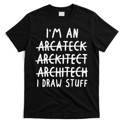 Funny Architect Art Wo Future Architecture Pun Lovers T-Shirt