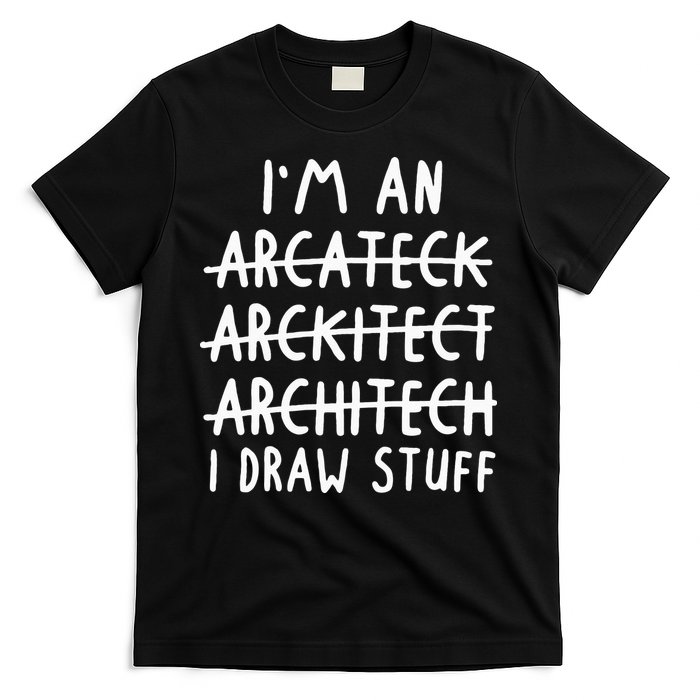 Funny Architect Art Wo Future Architecture Pun Lovers T-Shirt