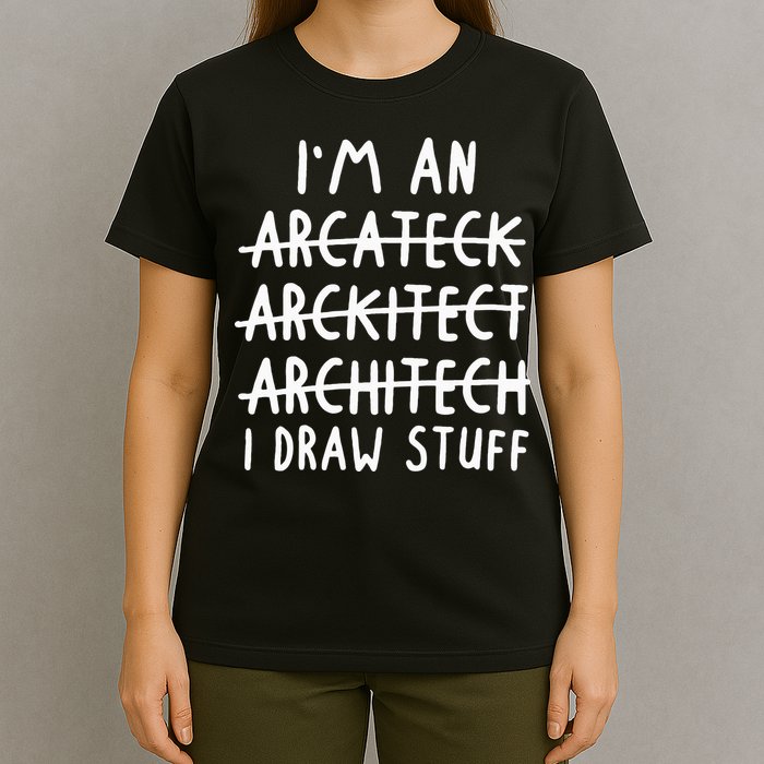 Funny Architect Art Wo Future Architecture Pun Lovers T-Shirt