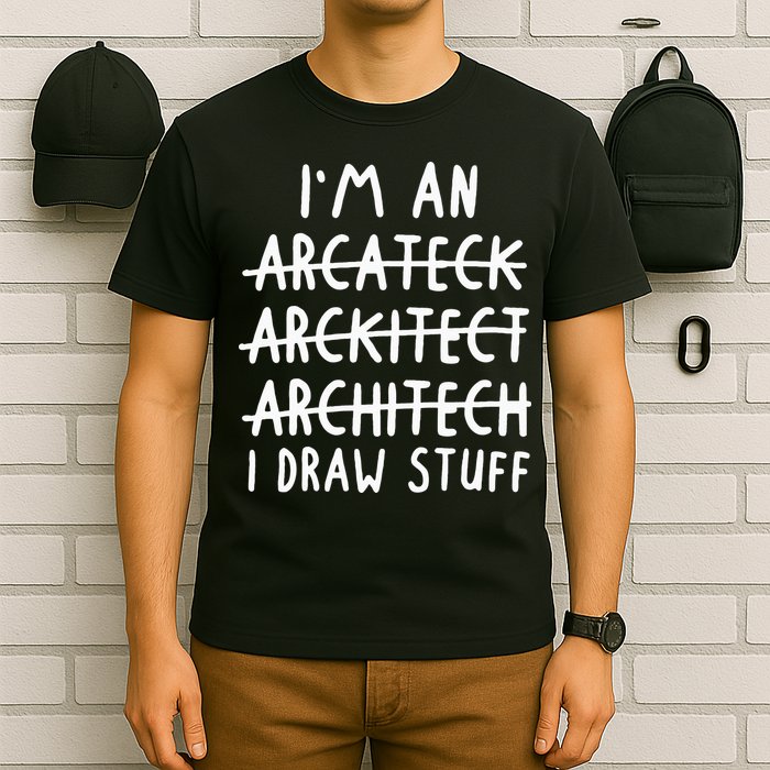 Funny Architect Art Wo Future Architecture Pun Lovers T-Shirt