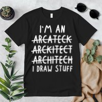 Funny Architect Art Wo Future Architecture Pun Lovers Premium T-Shirt