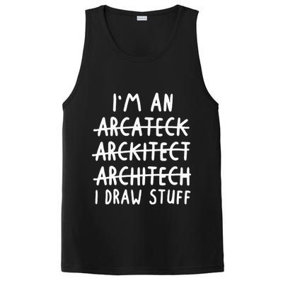Funny Architect Art Wo Future Architecture Pun Lovers PosiCharge Competitor Tank