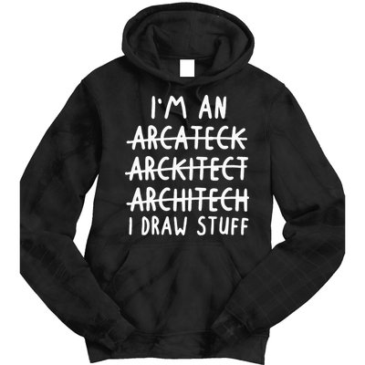 Funny Architect Art Wo Future Architecture Pun Lovers Tie Dye Hoodie