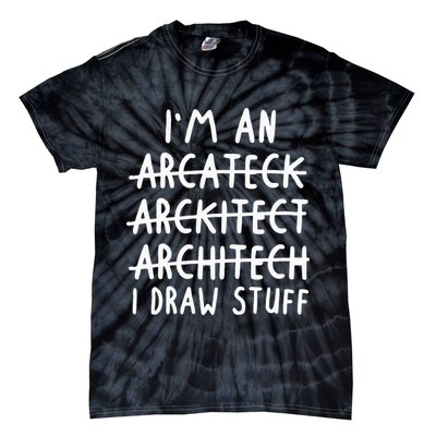 Funny Architect Art Wo Future Architecture Pun Lovers Tie-Dye T-Shirt
