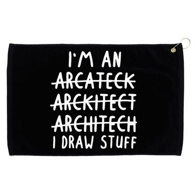 Funny Architect Art Wo Future Architecture Pun Lovers Grommeted Golf Towel