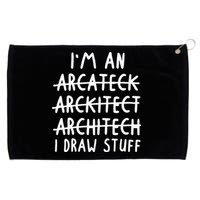 Funny Architect Art Wo Future Architecture Pun Lovers Grommeted Golf Towel