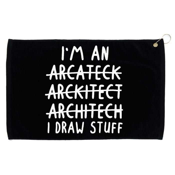 Funny Architect Art Wo Future Architecture Pun Lovers Grommeted Golf Towel
