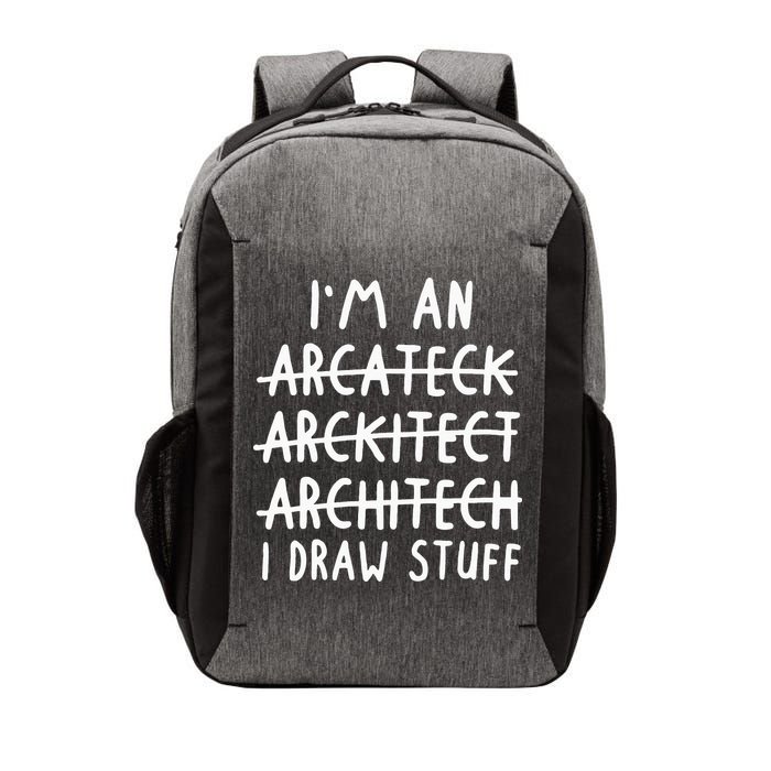 Funny Architect Art Wo Future Architecture Pun Lovers Vector Backpack