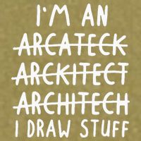 Funny Architect Art Wo Future Architecture Pun Lovers Garment-Dyed Women's Muscle Tee