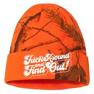 Fuck Around And Find Out Fuck Around Find Out Fafo Kati Licensed 12" Camo Beanie