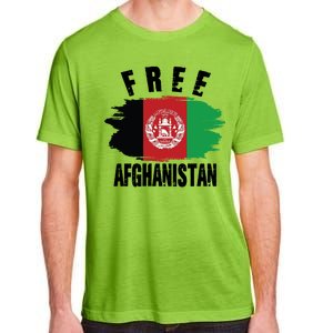 Free Afghanistan AFG Flag Adult ChromaSoft Performance T-Shirt