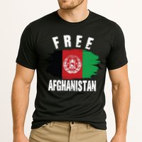 Free Afghanistan AFG Flag Cooling Performance Crew T-Shirt