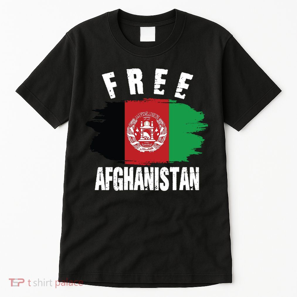 Free Afghanistan AFG Flag Tall T-Shirt