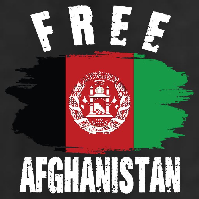 Free Afghanistan AFG Flag Adult Drive Performance Visor