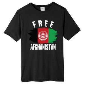 Free Afghanistan AFG Flag Tall Fusion ChromaSoft Performance T-Shirt