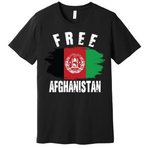 Free Afghanistan AFG Flag Premium T-Shirt