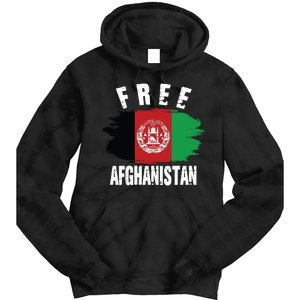 Free Afghanistan AFG Flag Tie Dye Hoodie