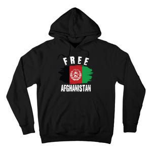 Free Afghanistan AFG Flag Tall Hoodie