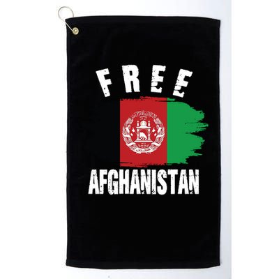 Free Afghanistan AFG Flag Golf Towel
