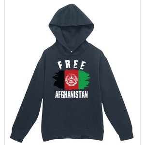 Free Afghanistan AFG Flag Urban Pullover Hoodie