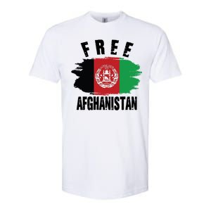 Free Afghanistan AFG Flag Softstyle CVC T-Shirt