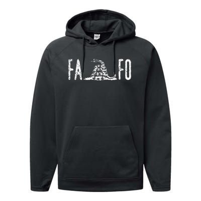 Fuck Around And Find Out FAFO F Around And Find Out Performance Fleece Hoodie