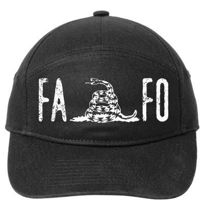 Fuck Around And Find Out FAFO F Around And Find Out 7-Panel Snapback Hat