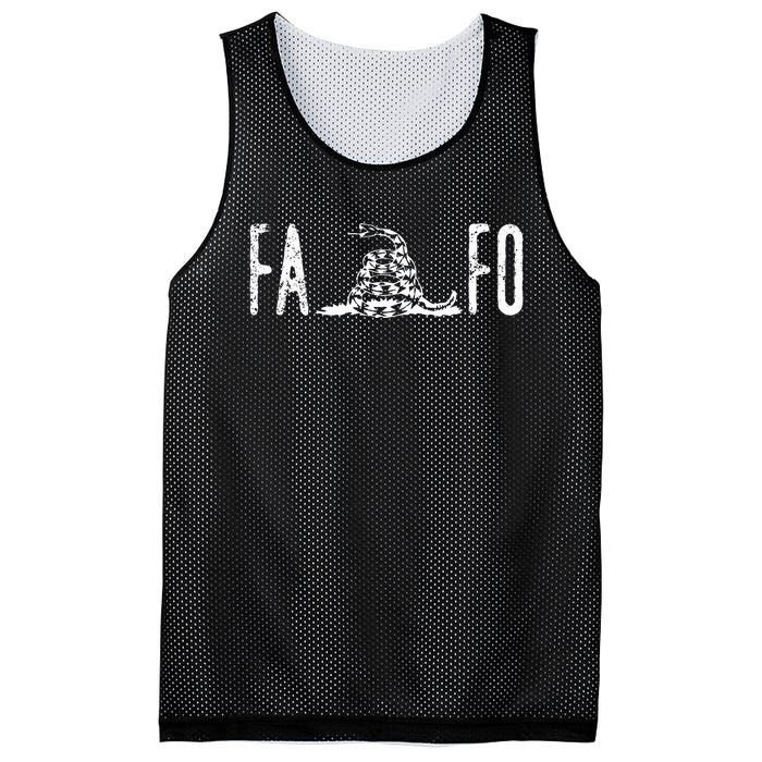 Fuck Around And Find Out FAFO F Around And Find Out Mesh Reversible Basketball Jersey Tank